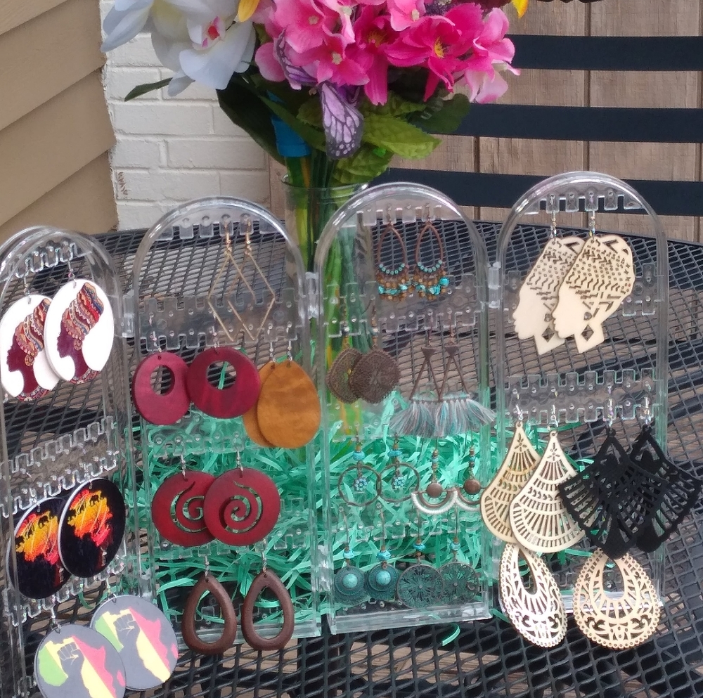 African/vintage earrings